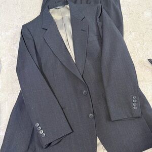 Pierre Cardin Charcoal Gray Men's Suit